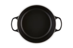 Le Creuset Braadpan Signature - Mat Zwart - ø 24 Cm / 4.2 Liter -Keukenbenodigdheden Winkel LC 20191105 HL PS FS 21177280000430 0055B15D