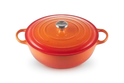 Le Creuset Braadpan Signature - Marmite - Oranjerood - ø 32 Cm / 7 Liter -Keukenbenodigdheden Winkel LC 20200117 HL PS FS 21114320900430 002