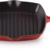 Le Creuset Grillpan Signature - Kersenrood - 26 X 26 Cm - Geëmailleerde Anti-aanbaklaag -Keukenbenodigdheden Winkel LC 20200506 HL PS FS 20183260600422 002
