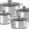 Le Creuset 4 Delige Pannenset Signature - RVS - Inductie - 4 Kookpannen - Inclusief Deksels 1 Le Creuset 4 Delige Pannenset Signature - RVS - Inductie - 4 Kookpannen - Inclusief Deksels -Keukenbenodigdheden Winkel LC 20200722 HL PS FS 96605400000000 001