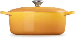 Le Creuset Braadpan Signature - Ovaal - Nectar - ø 29 Cm / 4.7 Liter -Keukenbenodigdheden Winkel LC 20220720 HL PS FS 21178296724430 003