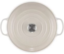 Le Creuset Braadpan Signature - Campagnard - Meringue - ø 30 Cm / 3.5 Liter -Keukenbenodigdheden Winkel Le Creuset LC 20220726 HL PS FS 21180307164430 004