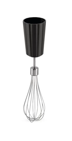 Alessi Staafmixer Set Plissé - Zwart - Michele De Lucchi - MDL10S B -Keukenbenodigdheden Winkel MDL10 FRU B 1