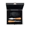 Laguiole Style De Vie Oestermessen Met Oesterhouder Luxury Line Olijfhout -Keukenbenodigdheden Winkel OesterOliveGift