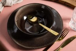 Studio Tavola Kommen Samos ø 17 Cm - 6 Stuks -Keukenbenodigdheden Winkel ST Dark Brown 3 2