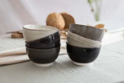 Studio Tavola Kleine Kommen Vintage Loft ø 12 Cm - 6 Stuks -Keukenbenodigdheden Winkel Vintage loft Stapel 1 1