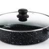 Westinghouse Hapjespan Black Marble - ø 28 Cm / 4.5 Liter - Standaard Anti-aanbaklaag 1 Westinghouse Hapjespan Black Marble - ø 28 Cm / 4.5 Liter - Standaard Anti-aanbaklaag -Keukenbenodigdheden Winkel WCCC0009L28MBB 1