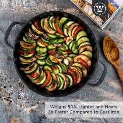 Westinghouse Hapjespan Performance - Blissful Black - ø 32 Cm / 5.8 Liter - Standaard Anti-aanbaklaag 17 Westinghouse Hapjespan Performance - Blissful Black - ø 32 Cm / 5.8 Liter - Standaard Anti-aanbaklaag -Keukenbenodigdheden Winkel WCCC0095L28BK 2 1