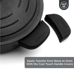 Westinghouse Hapjespan Performance - Blissful Black - ø 28 Cm / 4.1 Liter - Standaard Anti-aanbaklaag -Keukenbenodigdheden Winkel WCCC0095L28BK 5