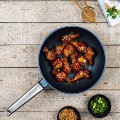 Westinghouse Wokpan Performance - Bravery Blue - ø 28 Cm - Standaard Anti-aanbaklaag -Keukenbenodigdheden Winkel WCCW0095028BL 12