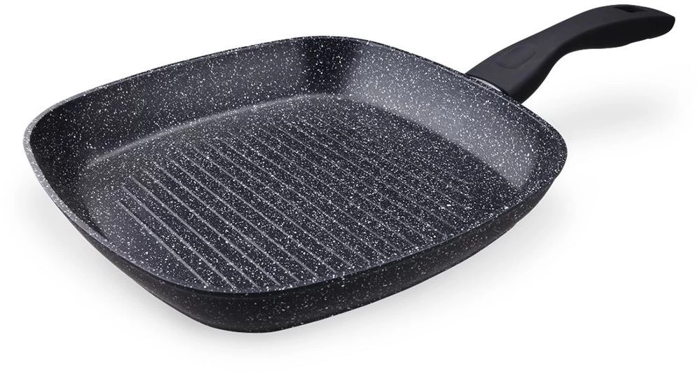 Westinghouse Grillpan Marble - 28 X 28 Cm - Standaard Anti-aanbaklaag 3 Westinghouse Grillpan Marble - 28 X 28 Cm - Standaard Anti-aanbaklaag