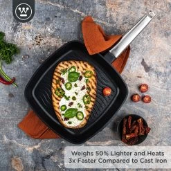 Westinghouse Grillpan Performance - Blissful Black - 28 X 28 Cm - Standaard Anti-aanbaklaag -Keukenbenodigdheden Winkel WCFP0095G28BK 2