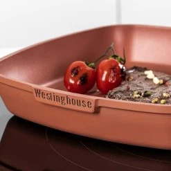 Westinghouse Grillpan Performance - Rebel Red - 28 X 28 Cm - Standaard Anti-aanbaklaag 20 Westinghouse Grillpan Performance - Rebel Red - 28 X 28 Cm - Standaard Anti-aanbaklaag -Keukenbenodigdheden Winkel WCFP0095G28OR 9