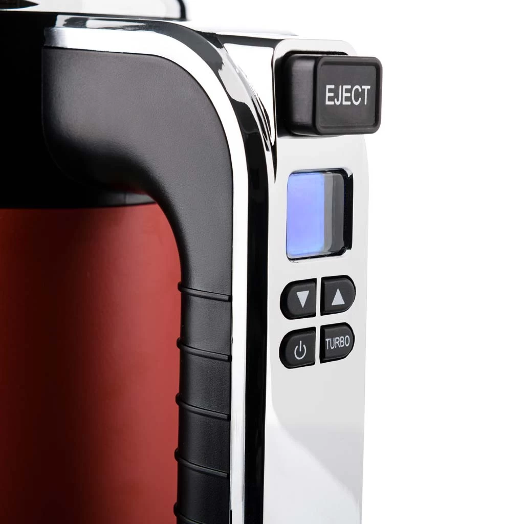 Westinghouse Handmixer Retro Collections - 6 Standen - Cranberry Red - WKHM250RD 6 Westinghouse Handmixer Retro Collections - 6 Standen - Cranberry Red - WKHM250RD - Afbeelding 4