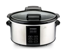 Westinghouse Slowcooker - Uitneembare Keramische Pan - RVS - 6 Liter - WKSC65