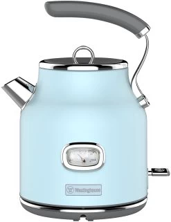 Westinghouse Waterkoker Retro Collections - 2200 W - Blauw - 1.7 Liter - WKWKH148BU