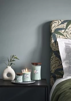 WoodWick Geurkaars Ellipse Sagewood & Seagrass - 9 Cm / 19 Cm -Keukenbenodigdheden Winkel YC SS23 1629 HRC