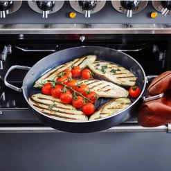 GreenPan Grillpan Essentials - ø 28 Cm - Keramische Anti-aanbaklaag -Keukenbenodigdheden Winkel a82ffaf1c0612fcdfb4e3011261fe6fc2e396684 GP ESS BA Bd RoundGrillpan OvenSafe Lifestyle a
