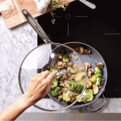 GreenPan Pannendeksel - Hittebestendig Glas - ø 24 Cm -Keukenbenodigdheden Winkel a83e871d160df765fdf57bb45ddf63e2b65b0cdf CW000028 004 2 a5B15D 1