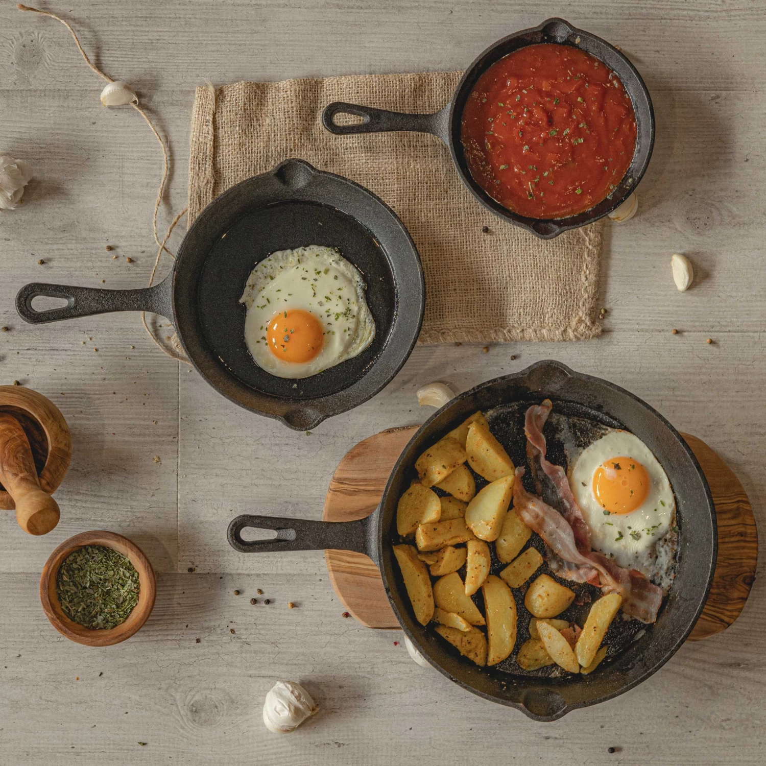 Blackwell Koekenpan - Gietijzer - ø 25 Cm - Zonder Anti-aanbaklaag 7 Blackwell Koekenpan - Gietijzer - ø 25 Cm - Zonder Anti-aanbaklaag - Afbeelding 5