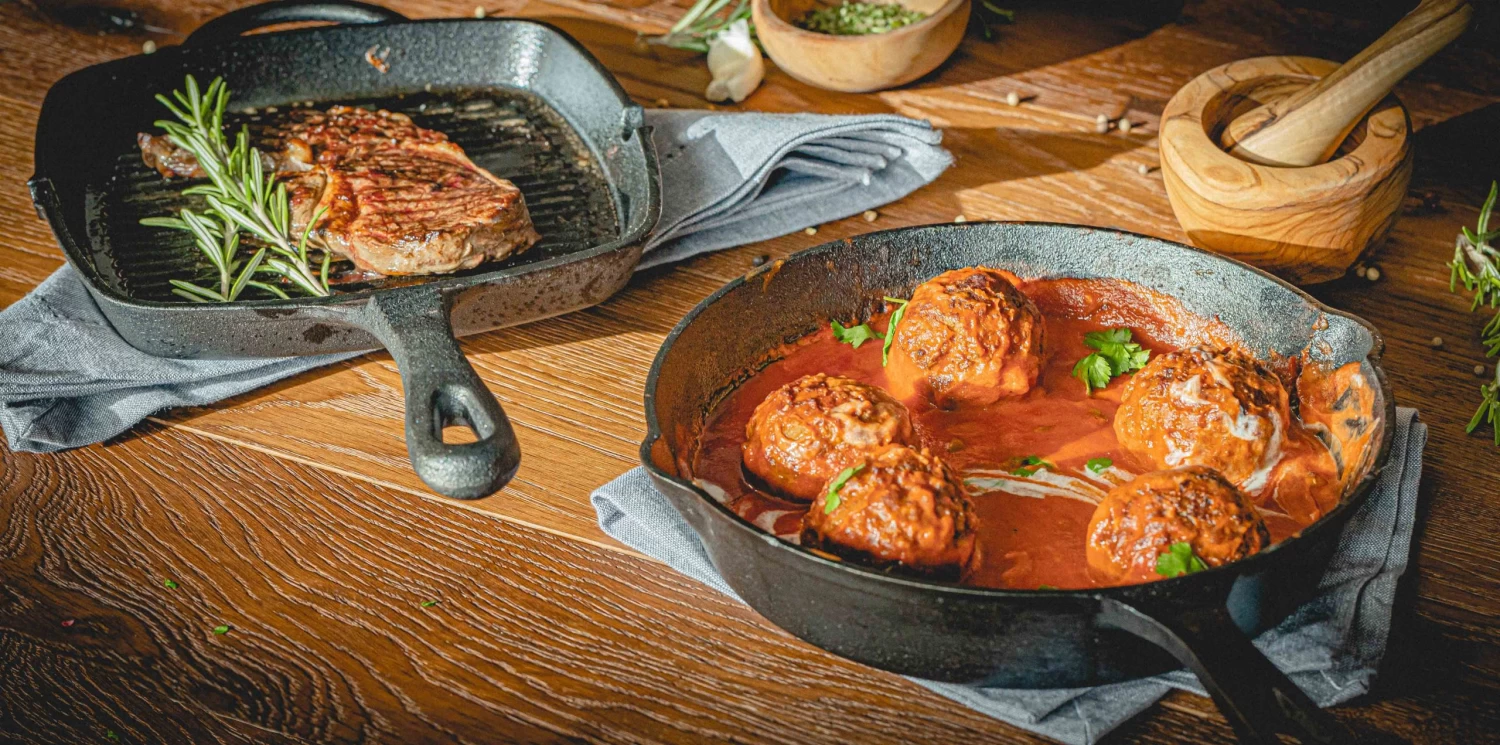 Blackwell Koekenpan - Gietijzer - ø 25 Cm - Zonder Anti-aanbaklaag 6 Blackwell Koekenpan - Gietijzer - ø 25 Cm - Zonder Anti-aanbaklaag - Afbeelding 4