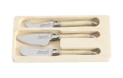 Laguiole Style De Vie Kaasmessen Parelmoer 3-Delig