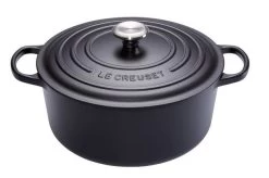 Le Creuset Braadpan Signature - Mat Zwart - ø 28 Cm / 6.7 Liter