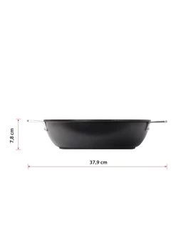 Valira Hapjespan Aire Mediterranean ø 28 Cm - Standaard Anti-aanbaklaag -Keukenbenodigdheden Winkel non stick mediterranean casserole aire induction 2