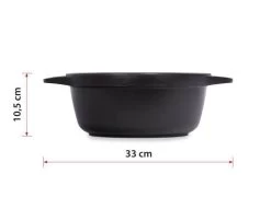Valira Braadpan Met Deksel Aire - ø 24 Cm / 4 Liter -Keukenbenodigdheden Winkel non stick tall casserole induction 8