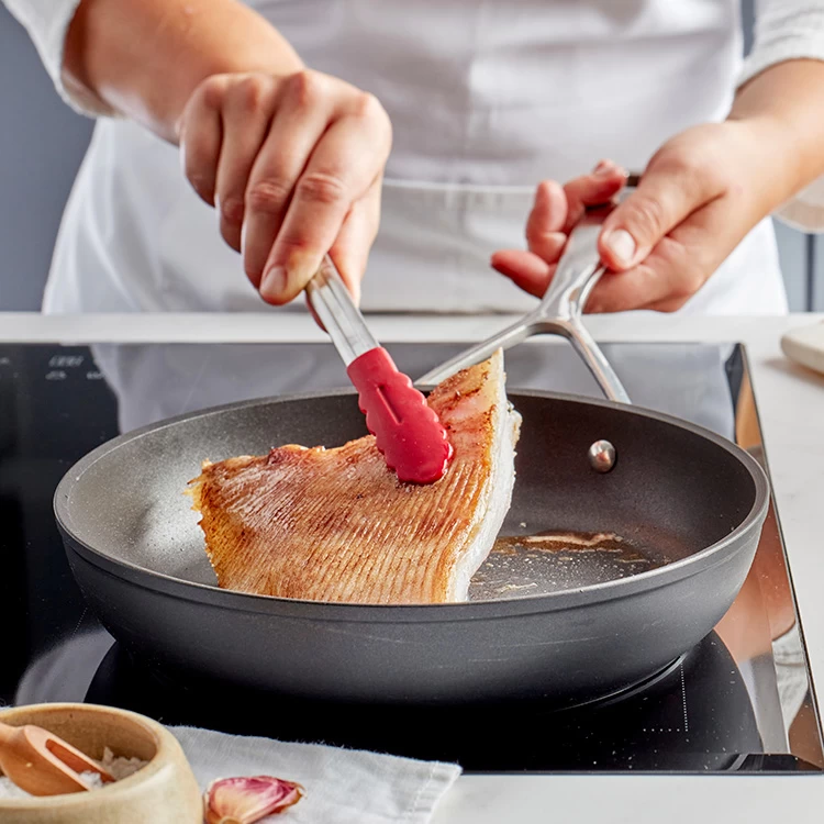 Demeyere Koekenpannen Alu Pro 5 - Duraslide Titanium - ø 20 + 24 Cm - Standaard Anti-aanbaklaag 5 Demeyere Koekenpannen Alu Pro 5 - Duraslide Titanium - ø 20 + 24 Cm - Standaard Anti-aanbaklaag - Afbeelding 3