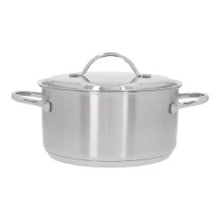 Demeyere - 4 Delige Pannenset (Kookpan ø 18 / 20 / 24 Cm + Steelpan ø 16 Cm) + Deksels Resto 3 - RVS 10 Demeyere - 4 Delige Pannenset (Kookpan ø 18 / 20 / 24 Cm + Steelpan ø 16 Cm) + Deksels Resto 3 - RVS -Keukenbenodigdheden Winkel resto 40850 264 0 01