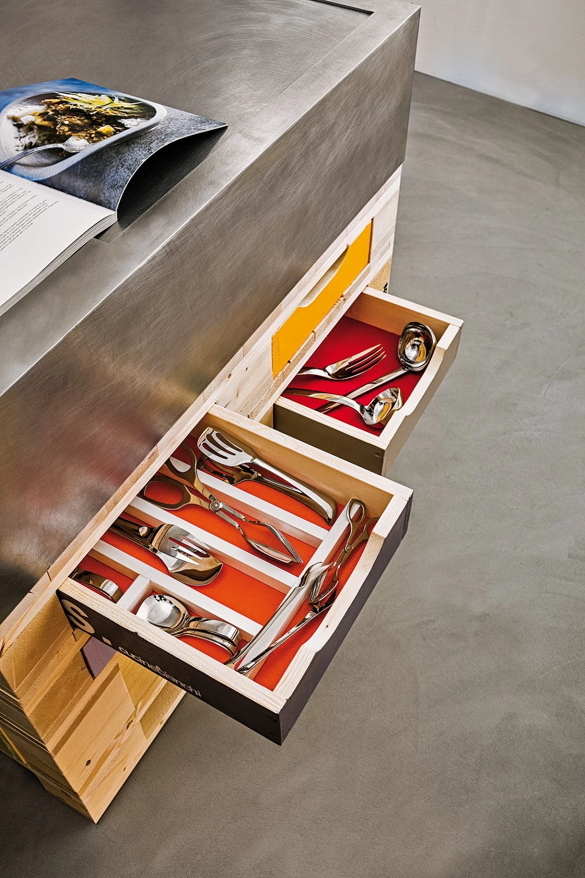 Sambonet Trancheerset RVS 4 Sambonet Trancheerset RVS - Afbeelding 2