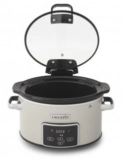 Crockpot Slowcooker - Digitaal - 3.5 Liter - CR060 -Keukenbenodigdheden Winkel slowcooker beige 2